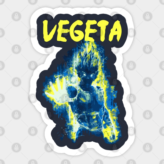 Vegeta - Dragonball Z Sticker by Joker & Angel